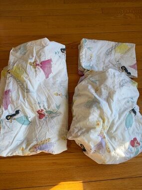 Pottery Barn Disney Princess Full Sheets Set